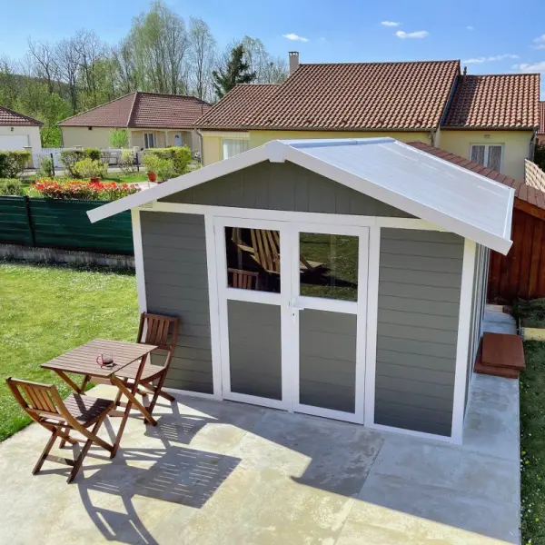 Abri de jardin en PVC 11,2m² | Cac Containers