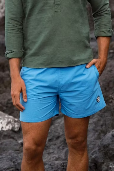 Calção de Banho La Garrocha Azul Mar Basico Cod.423 | definne