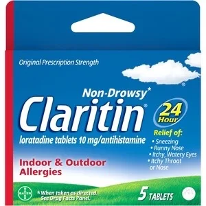 Claritin Antihistamine Non-Drowsy Loratadine Tablets, 5 CT | Hit-The-Stage Pharmacy