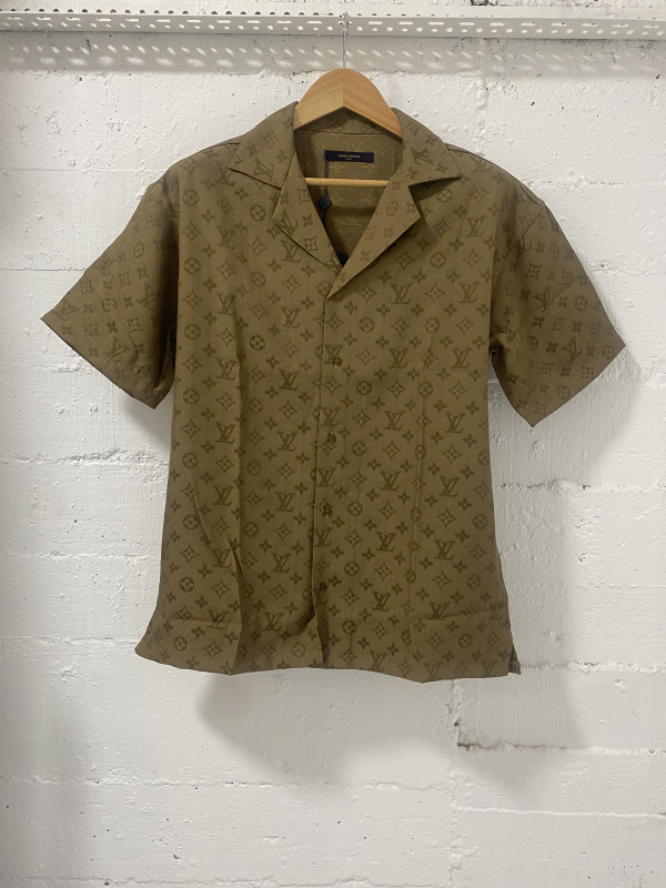 Louis Vuitton Shirt Monogramm Beige | MASSIMOLUXURYOUTLET