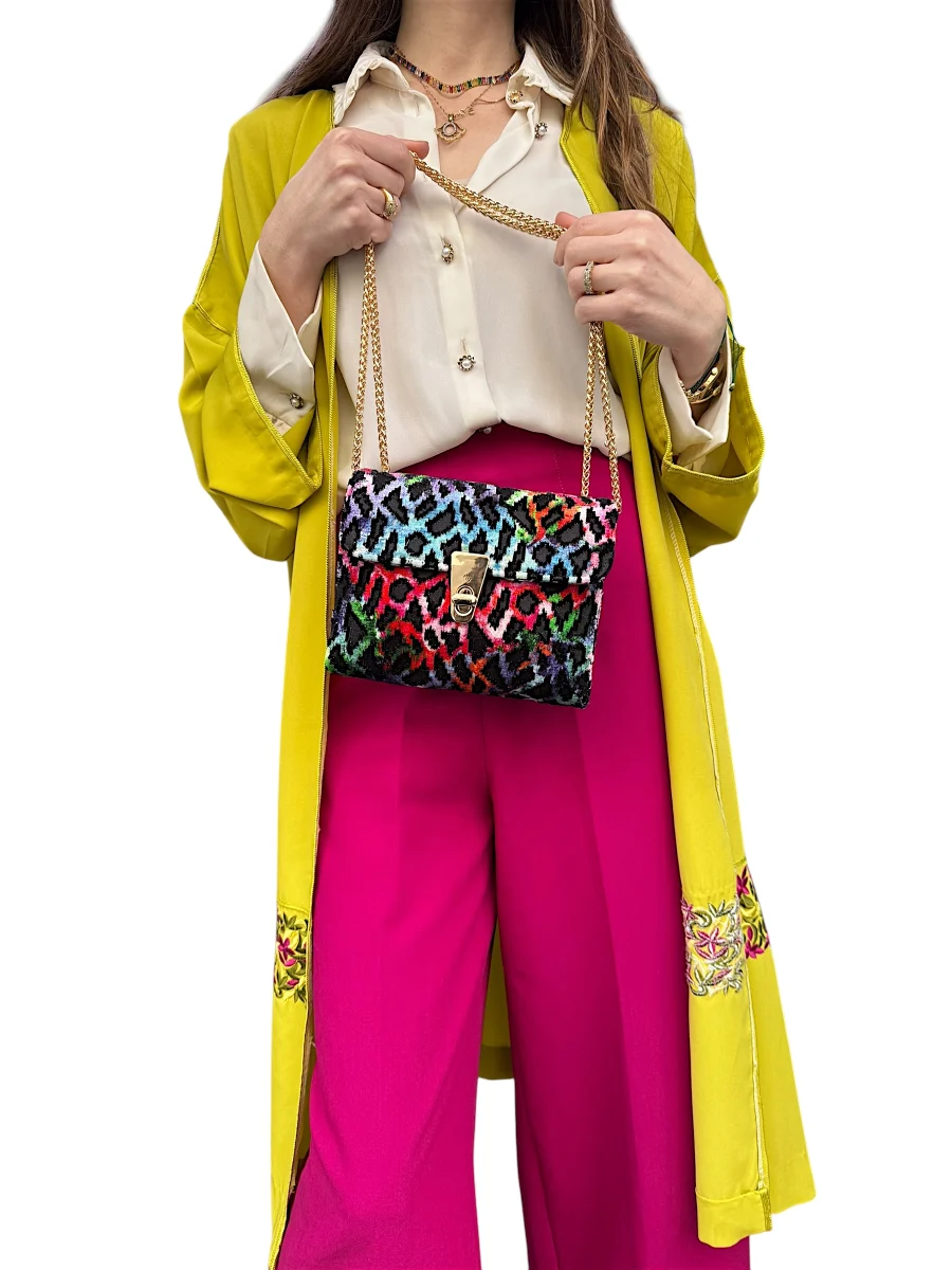 Manuella Noir Multicolore | Sac'ré