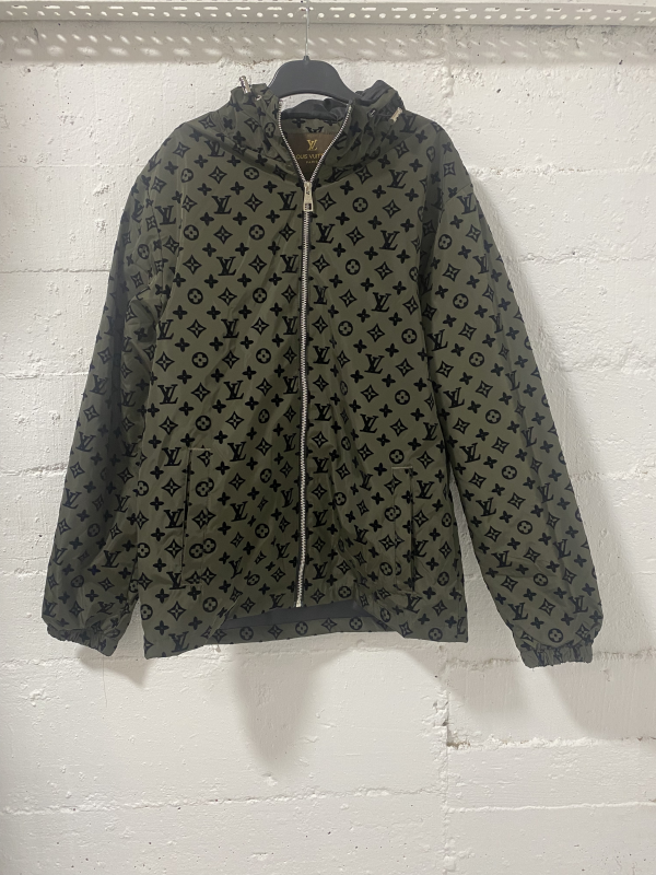 Louis Vuitton Jacket Hoodie Green  | MASSIMOLUXURYOUTLET