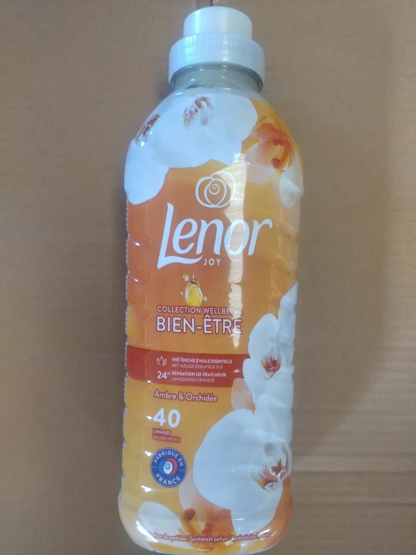 lenor bien être 40 lavages senteur orchidée  | discount-destock 