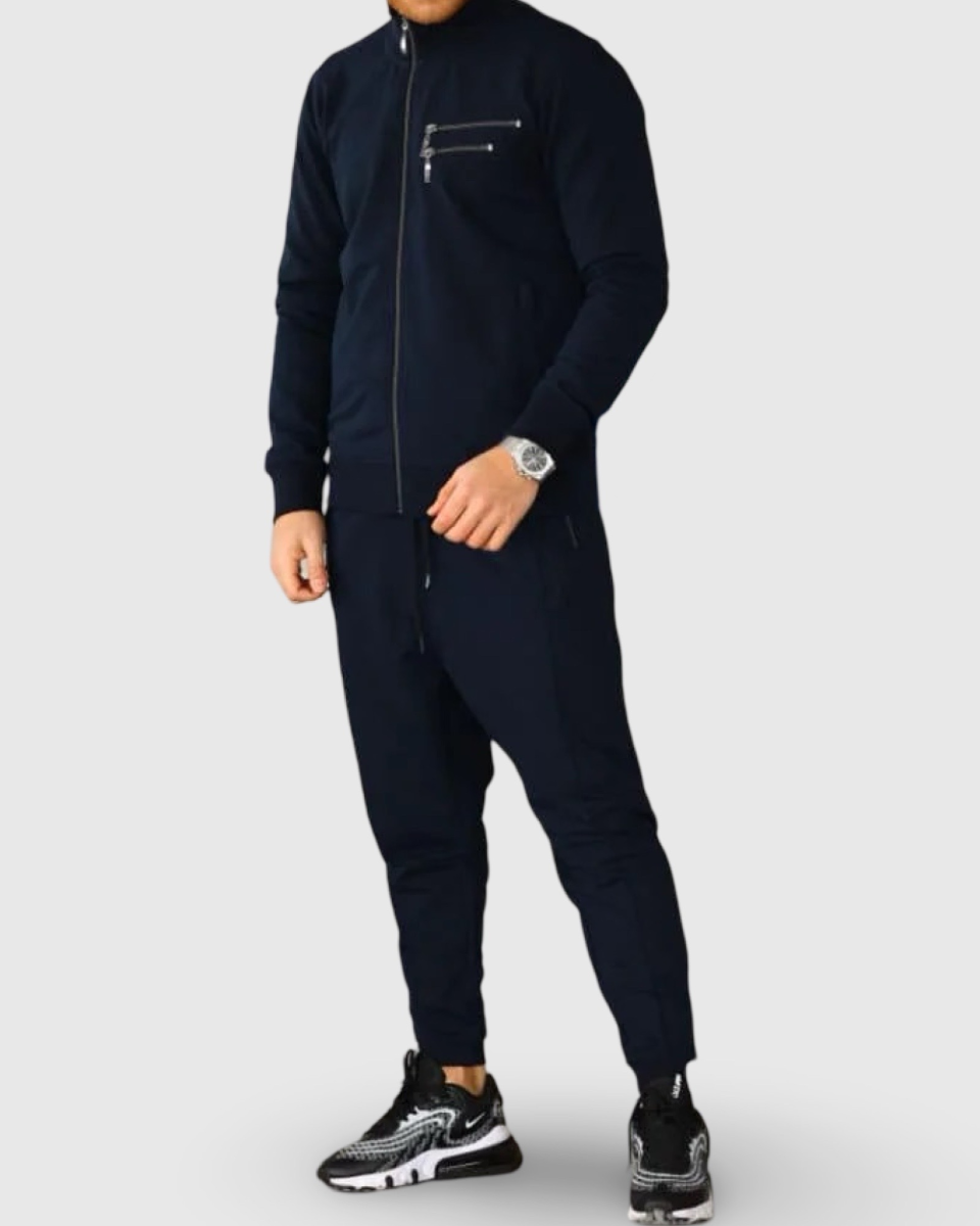 ENSEMBLE ELITE BLEU - VESTE ET PANTALON - NIII | AMCOSMETIK