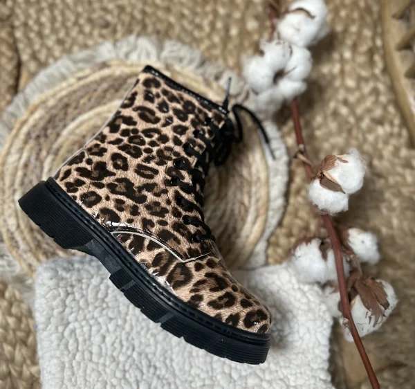 Bottines Leopard avec tirette  | Lena in Love 
