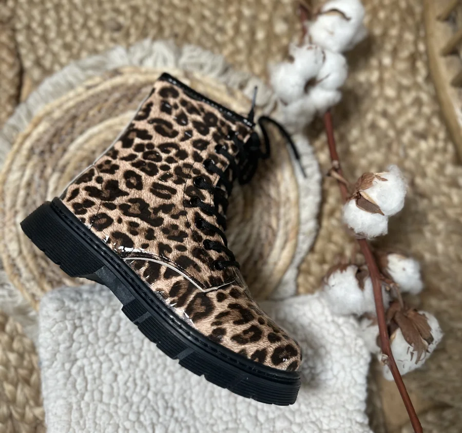 Bottines Leopard avec tirette  | Lena in Love 