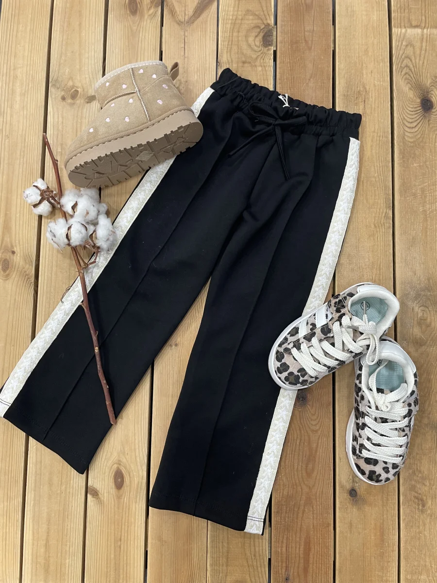 Pantalon souple noir doré  | Lena in Love 
