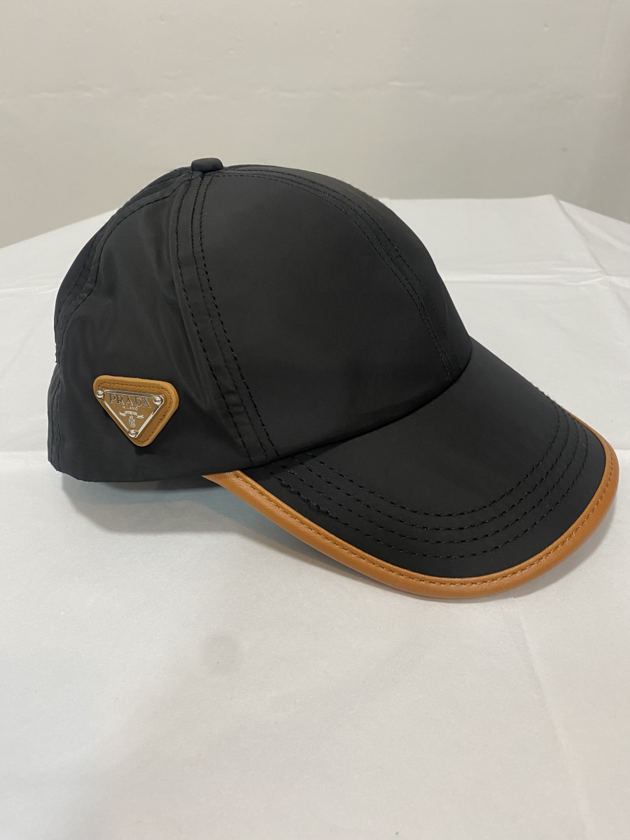 Prada Milano Cap Black Nylon | MASSIMOLUXURYOUTLET