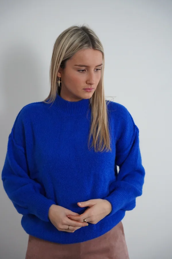 High Neck Sweater | Salsa Color
