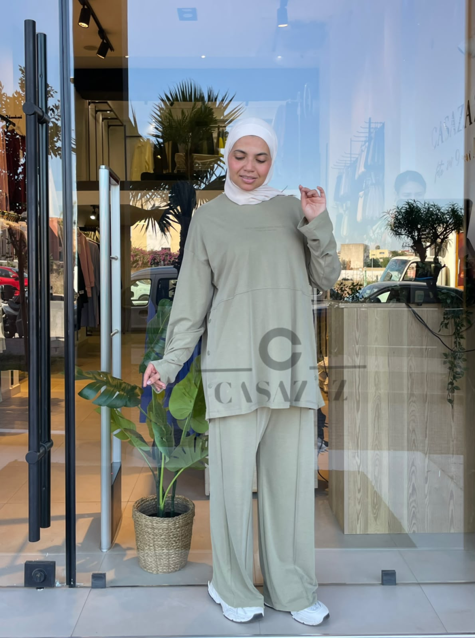 Ensemble imprimé avec boutons | CasaZaz