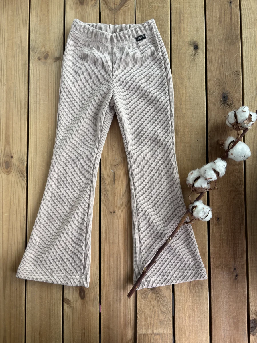 Pantalon flaire Irina beige  | Lena in Love 