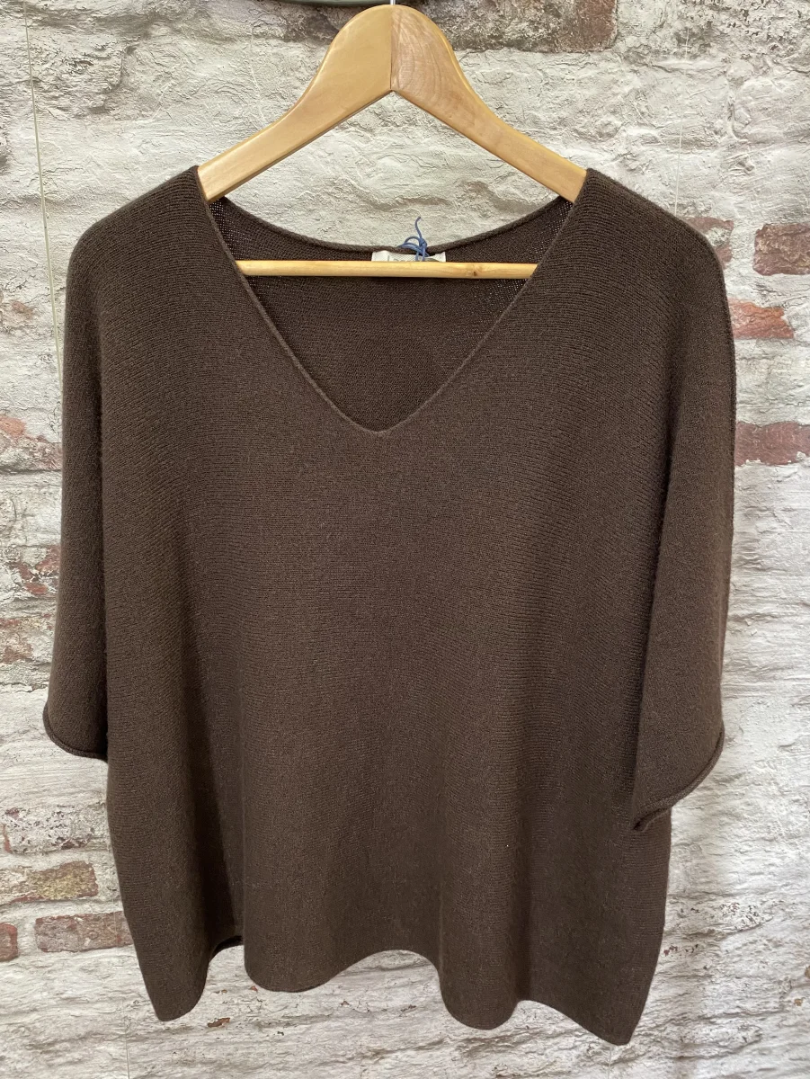 Pull doux manche courte | Jus de coco
