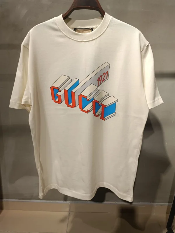 Gucci T-Shirt White Gucci Red | MASSIMOLUXURYOUTLET