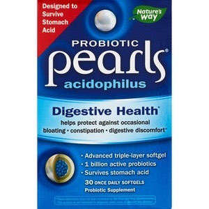 Nature's Way Probiotic Pearls for Digestive Health Softgels, 30 CT | Hit-The-Stage Pharmacy