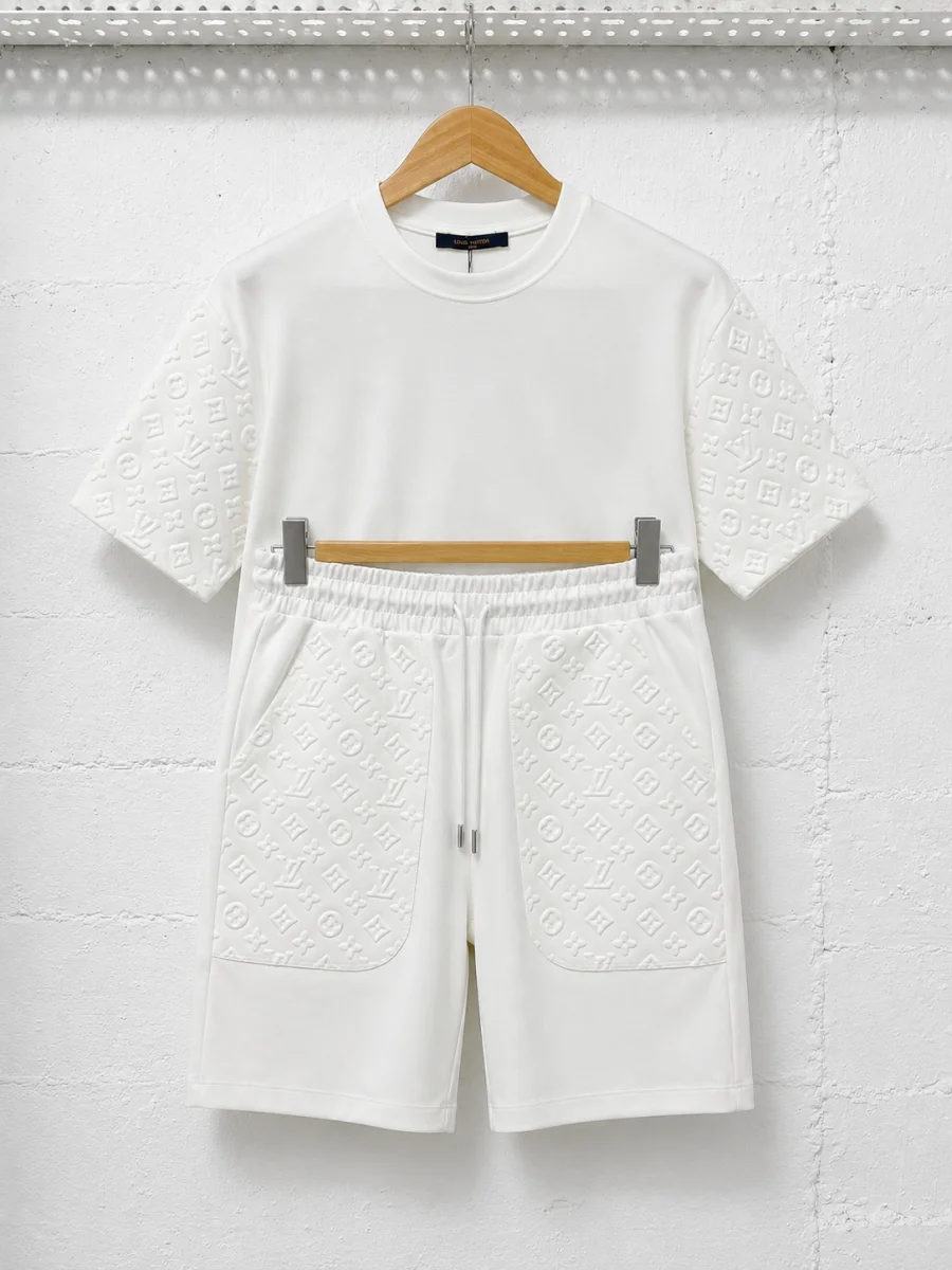 Louis Vuitton Tracksuit Embossed Monogram White | 
