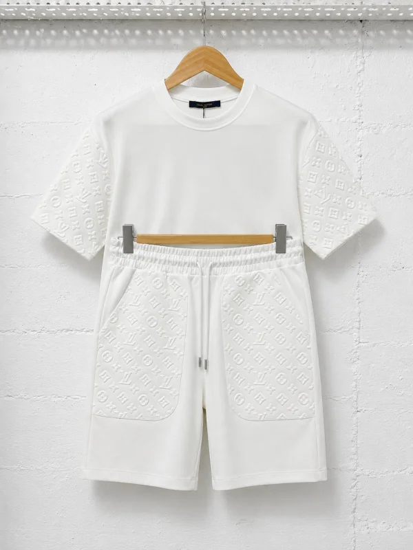 Louis Vuitton Tracksuit Embossed Monogram White | 