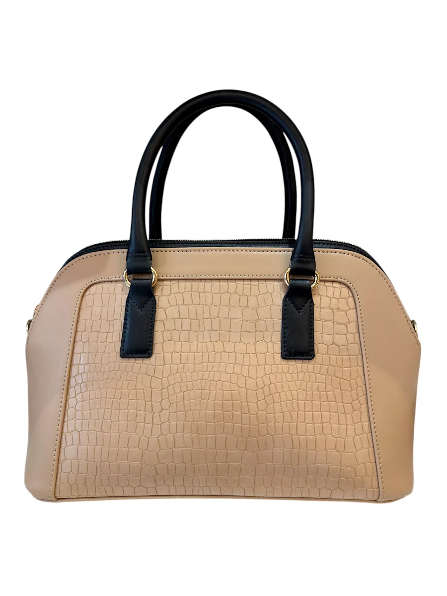 Zoé Croco Beige Sable Noir | Sac'ré