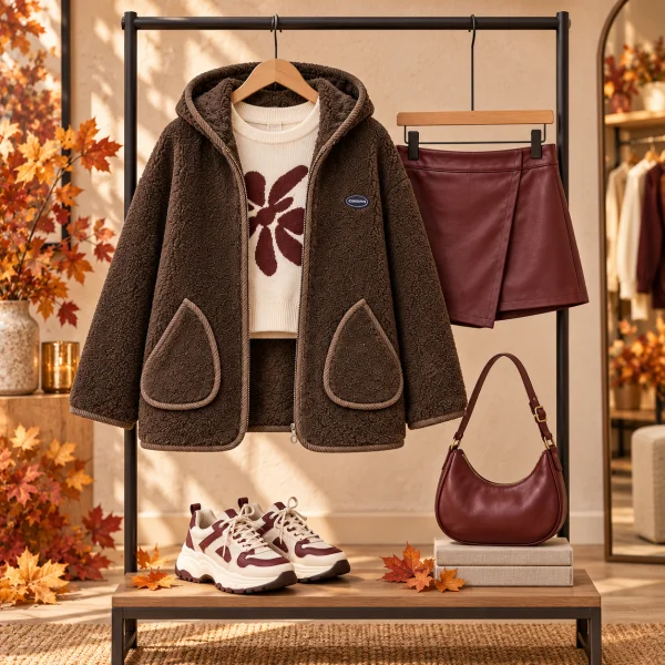 PRÉCOMMANDE veste " noisette " marron 38 au 52 | Les Chics Filles by Sab