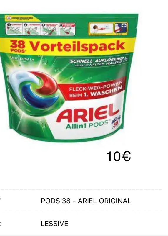 Ariel 38 Pods | fresh home