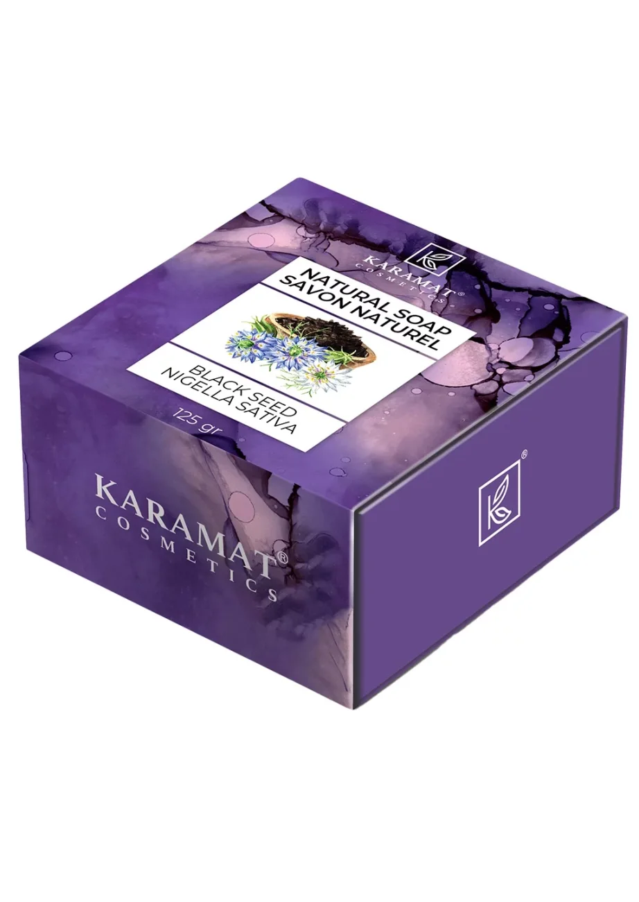 SAVON NATUREL À L'HUILE DE NIGELLE 125GR | AMCOSMETIK