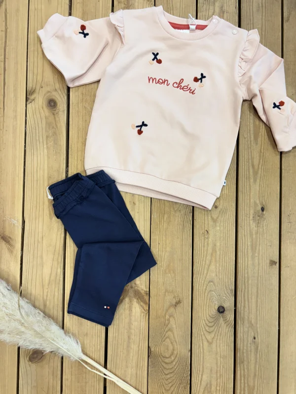 Legging bleu mon cheri feetje  | Lena in Love 