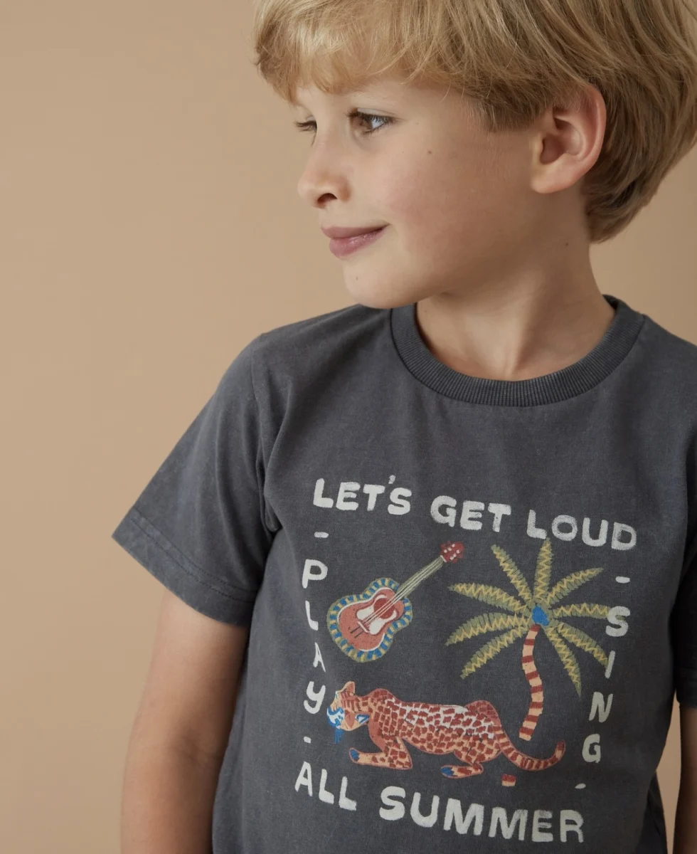 Tee shirt gris délavé Rio Sturdy  | Lena in Love 