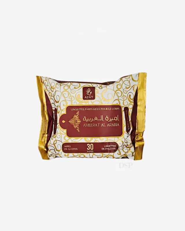 Lingettes Parfumées pour le Corps - Ayat Ameerat Al Arabia - Sans alcool | Dîna Shop'