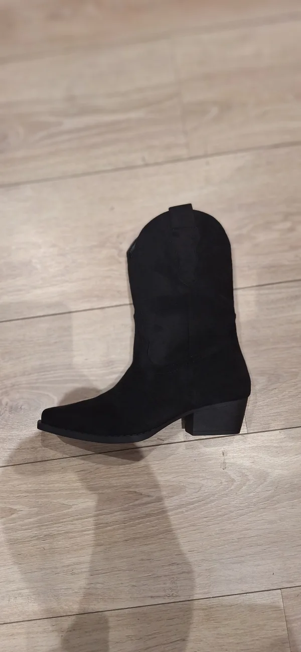 Santiag suedine noir | Rynalife