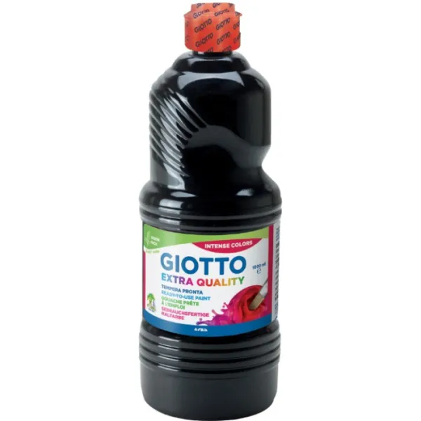 Gouache liquide 500 ml noire  | GX-IVOIRE SERVICE 