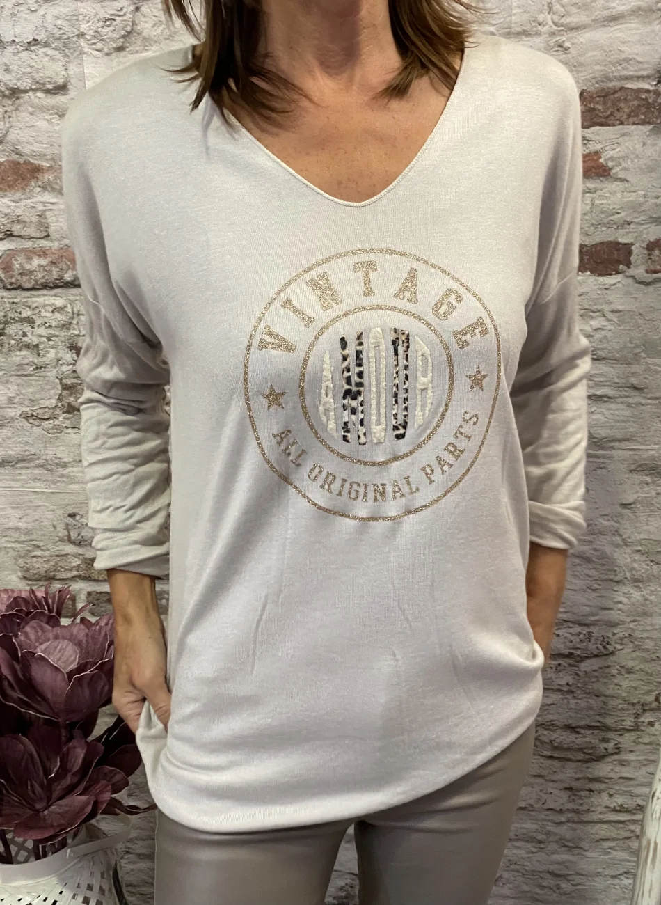 Pull vintage polaire | Jus de coco 