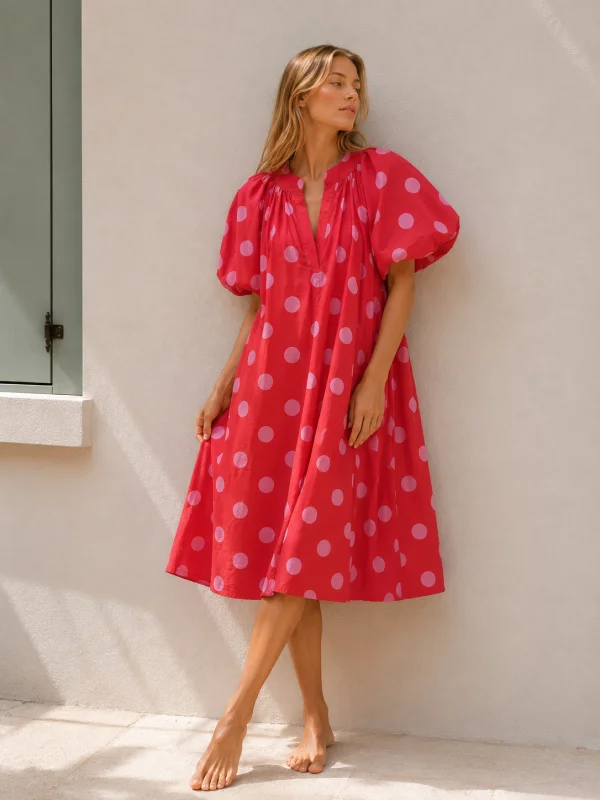 Polka Breeze Dress | Salsa Color