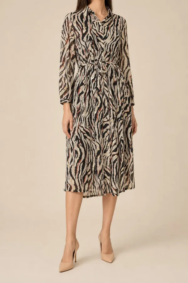 Robe longue imprimé zèbre | Deal Only One