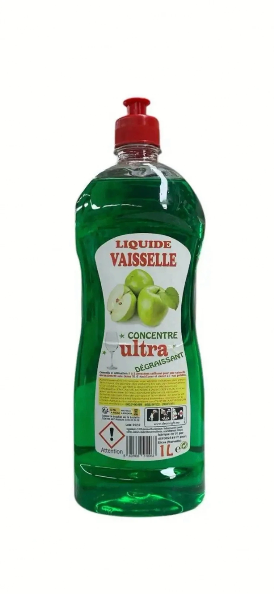 Liquide vaisselle pomme 1L | Cleaner02