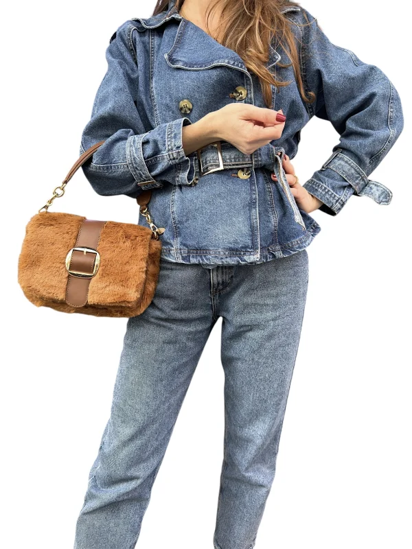 Kary Fourrure Tabac | Sac'ré
