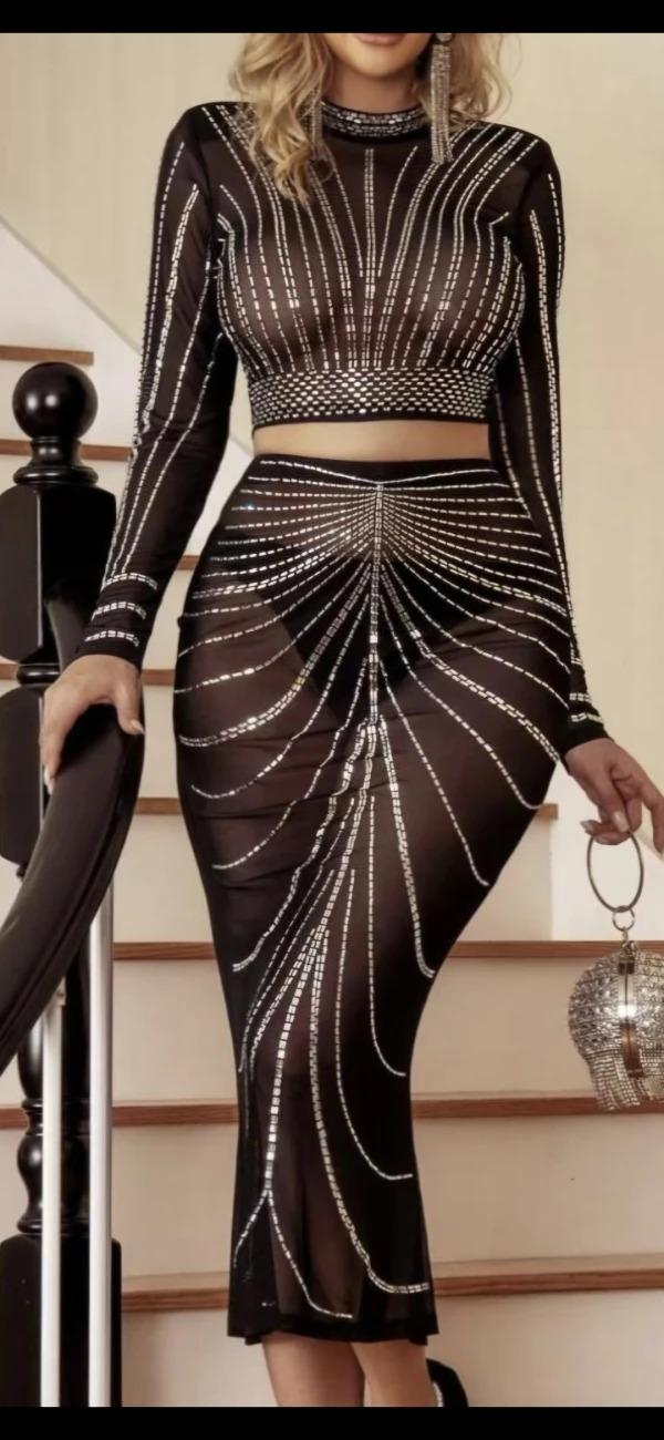 Coordinato diamond velato | R&Sabbigliamento