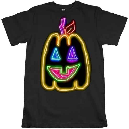 💠NFT NEON PUMPKIN 1💠 FINE JERSEY TEE | 💠 ℕ𝔽𝕋 𝕄𝕖𝕣𝕔𝕙 💠