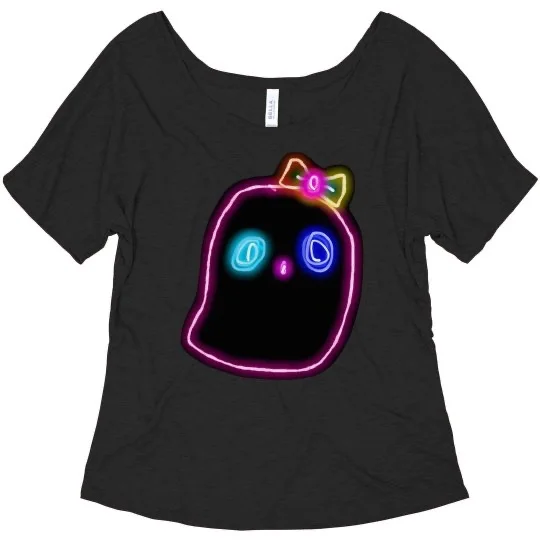 💠NFT NEON BLOOP 3💠 BELLA LADIES FLOWY SLOUCHY TEE | 💠 ℕ𝔽𝕋 𝕄𝕖𝕣𝕔𝕙 💠