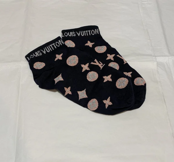 Louis Vuitton Women Sport Socks Dark Blue | MASSIMOLUXURYOUTLET
