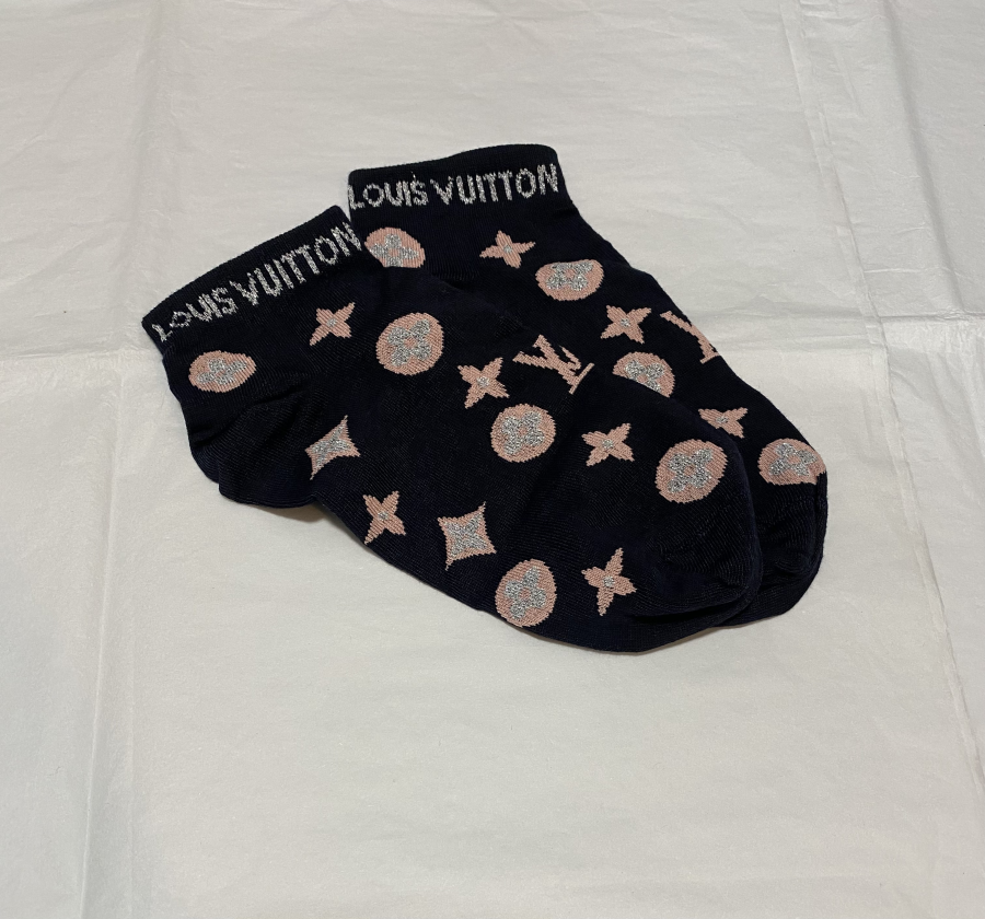 Louis Vuitton Women Sport Socks Dark Blue | MASSIMOLUXURYOUTLET
