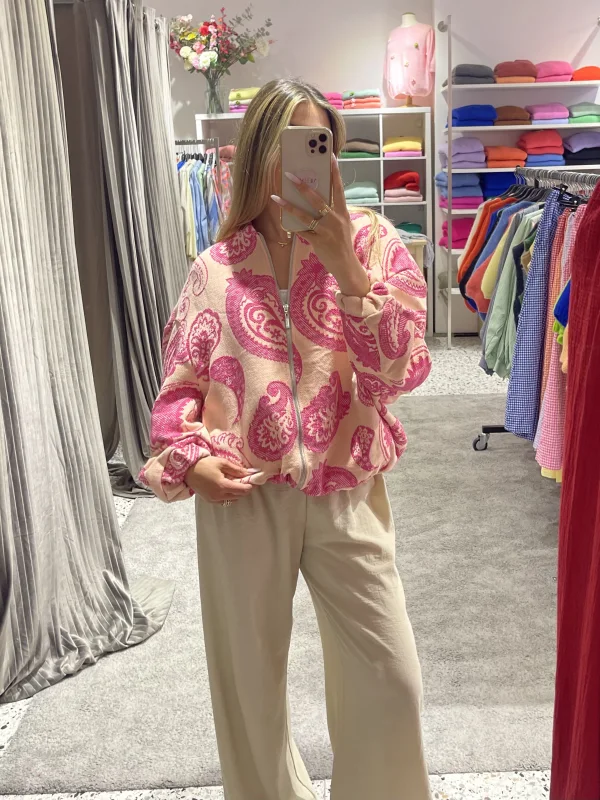 BANDANA ZIP UP JACKET | Salsa Color