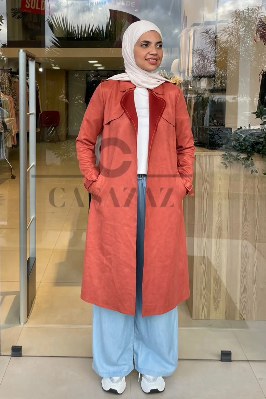 Trench Effet Daim | CasaZaz