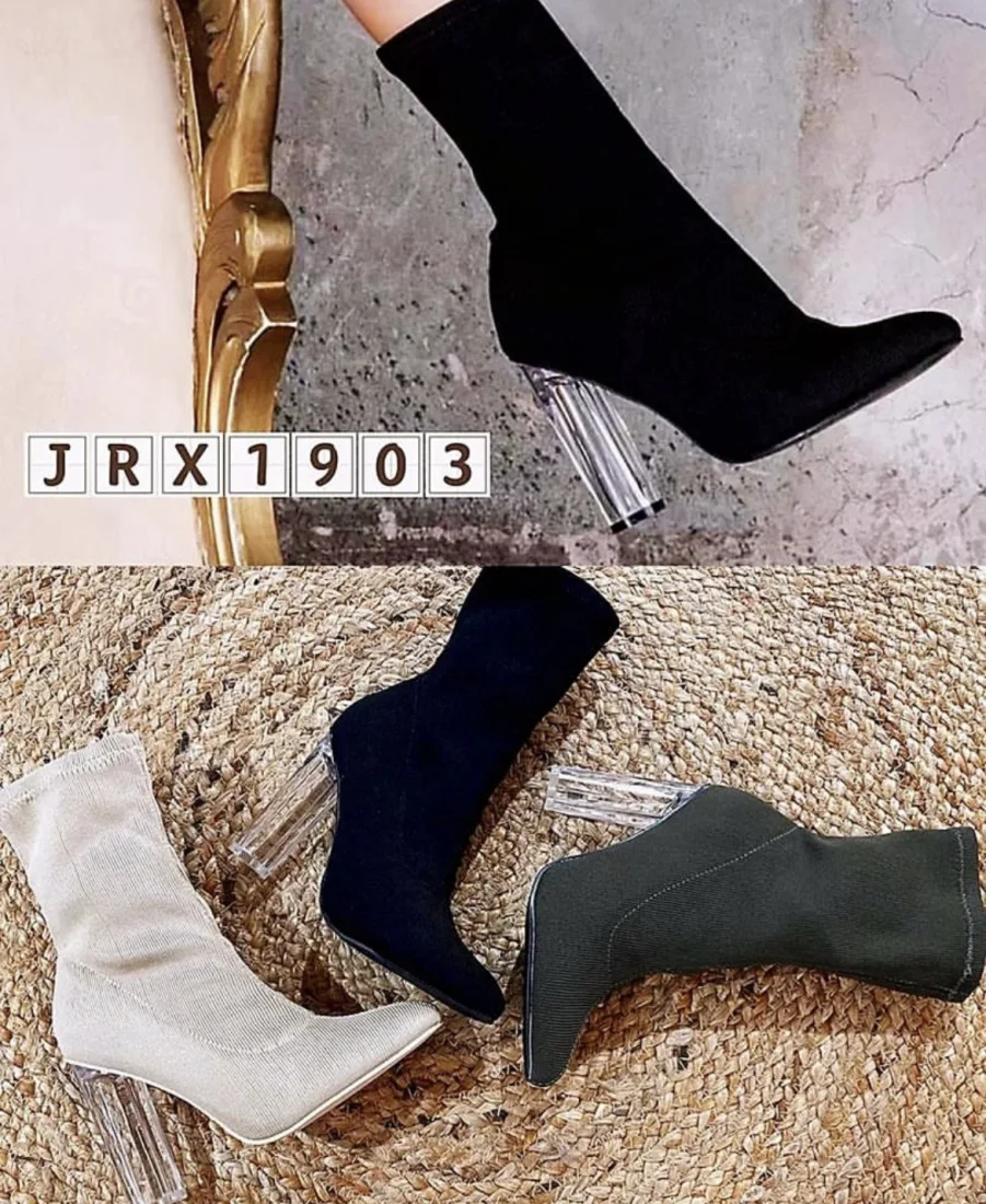 Botas tacon cristal | New Secret
