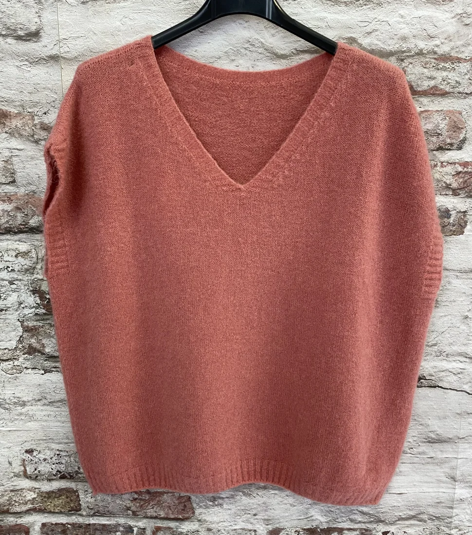 Pull sans manche alpaga | Jus de coco 