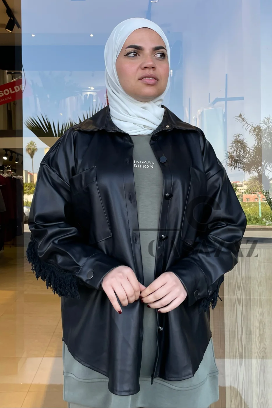 Veste Effet Cuire | CasaZaz