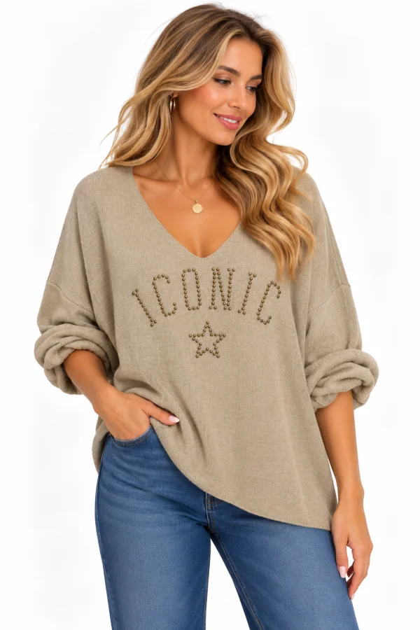 Pull fin iconic polaire | Jus de coco