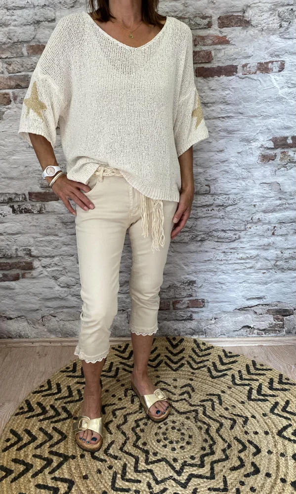 Pull lurex étoile | Jus de coco 