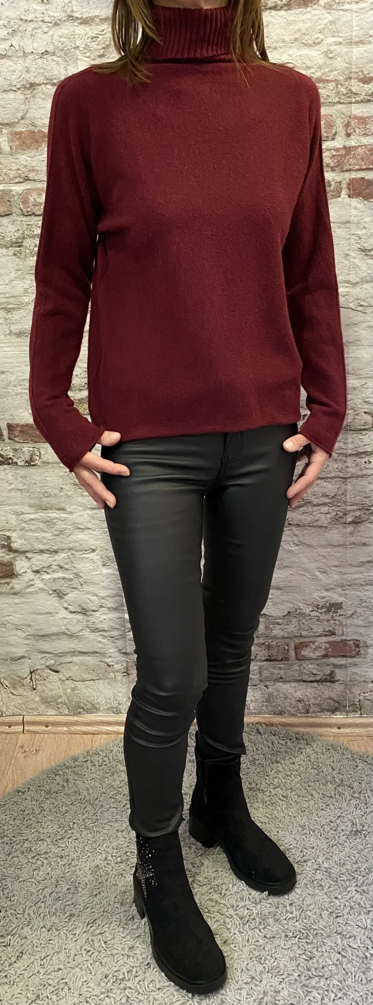 Pull col roulé  | Jus de coco 