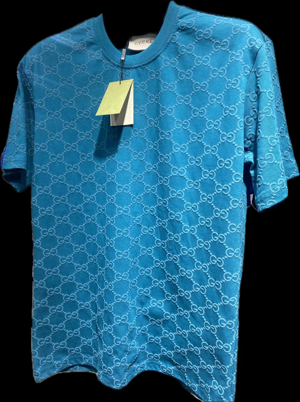 Gucci T-Shirt GG Blue Baby | MASSIMOLUXURYOUTLET