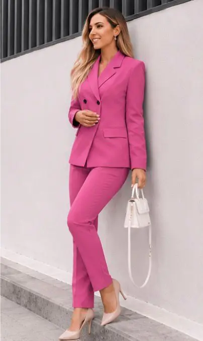 Ensemble tailleur pantalon | Pink Corner 974