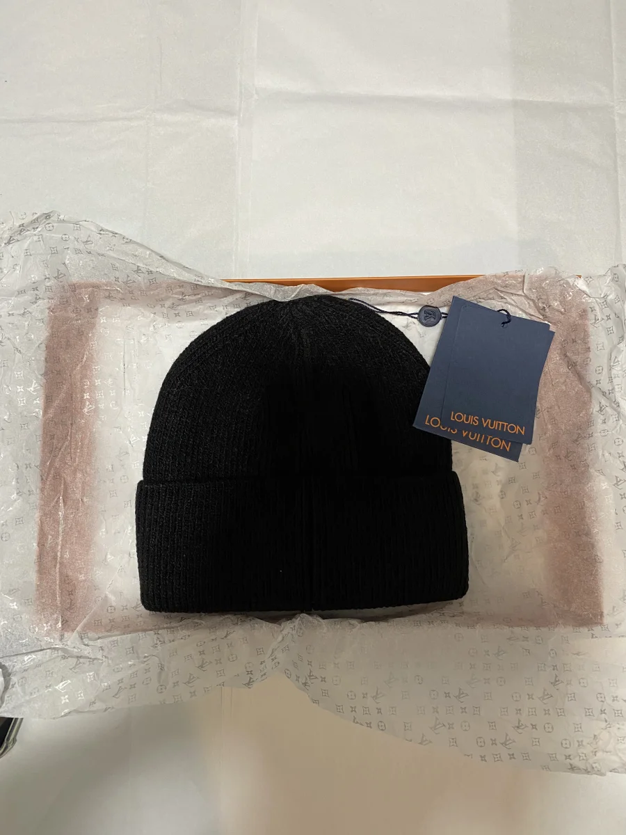 Louis Vuitton Cotton Cap Black/Black | MASSIMOLUXURYOUTLET